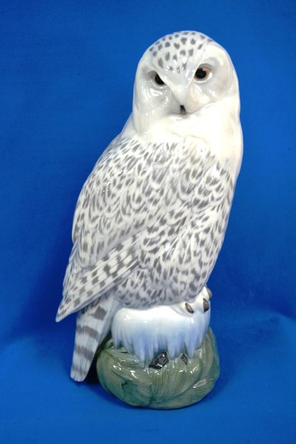 ロイヤルコペンハーゲン フィギュリン 置物 希少 白梟 フクロウ 40