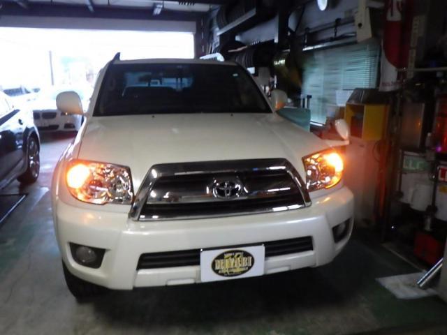 パーツ持ち込み ハイラックスサーフ 前期ヘッドを後期ヘッドに加工