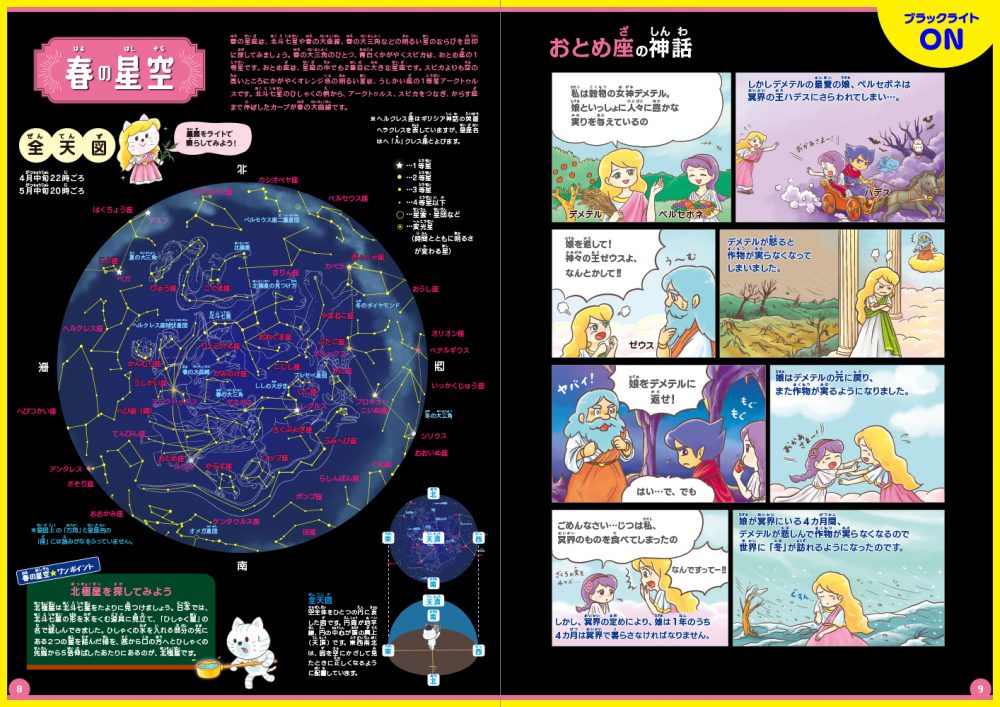 ブラックライトでさがせ！四季の星座と神話 | PIE International