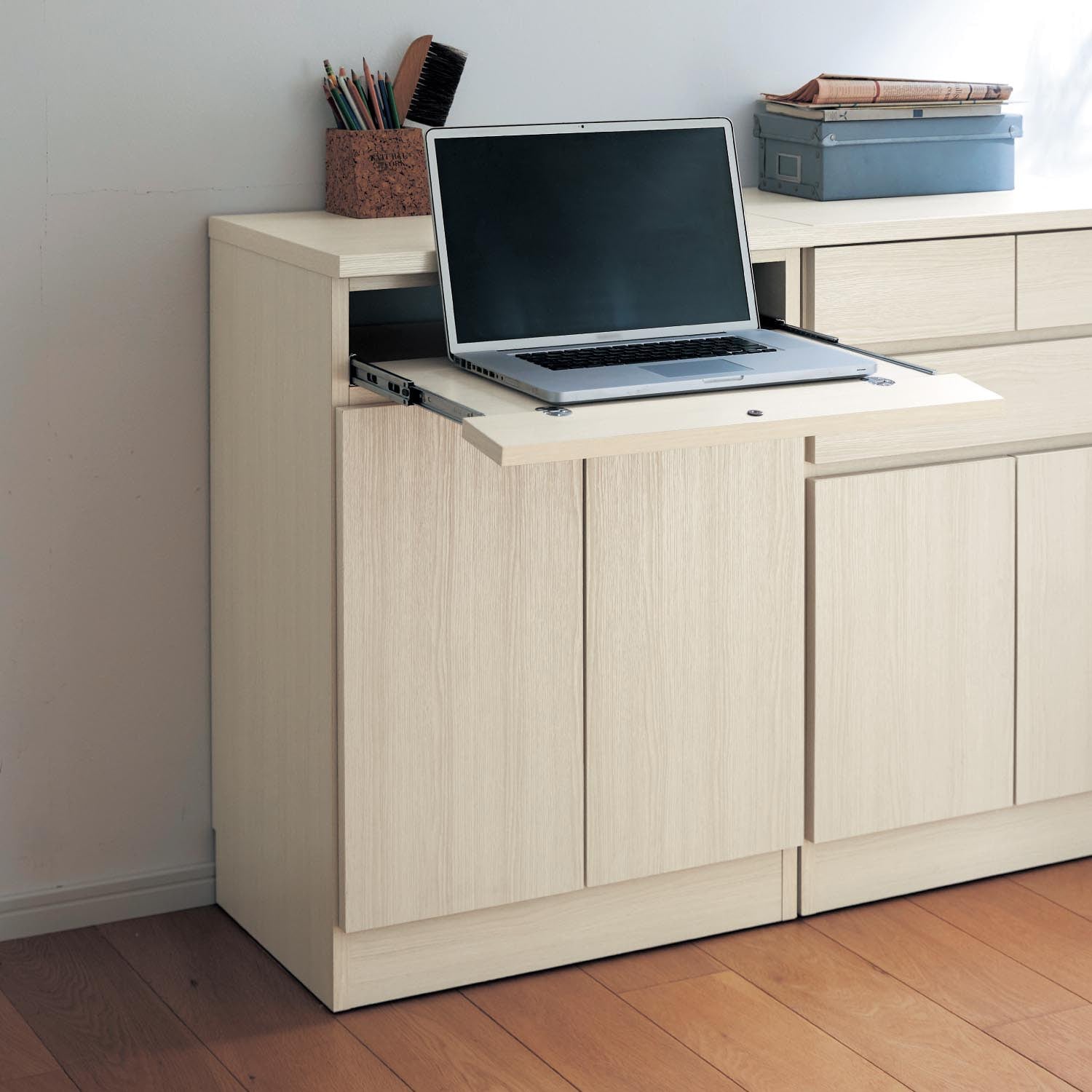 パソコンキャビネット［日本製］（パソコンデスク/ワークデスク