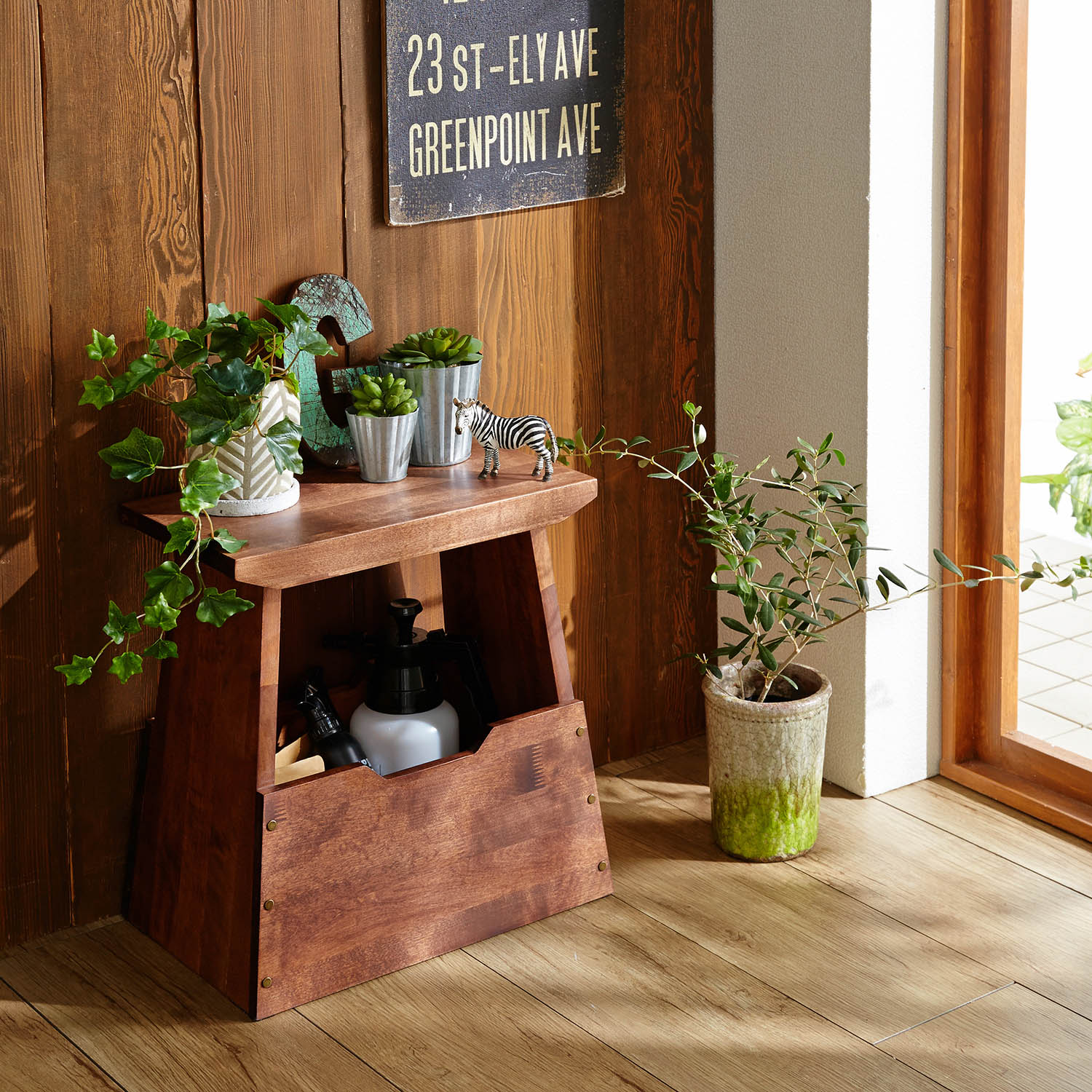 あたらしくて懐かしい。踏み台スツール（スツール/収納ベンチ