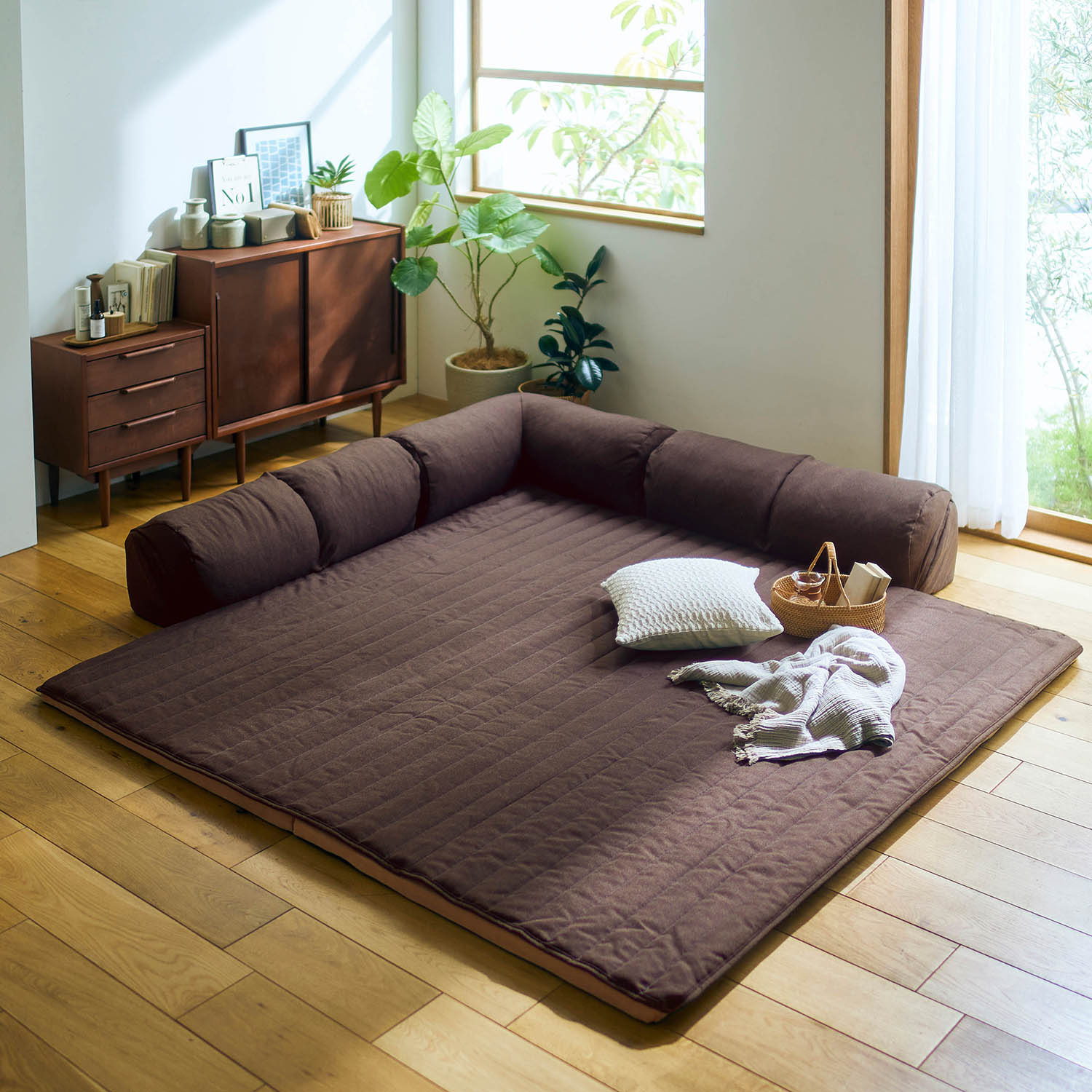 専用別売パーツ】 カバーが洗えるコーナーローソファーセット専用替え