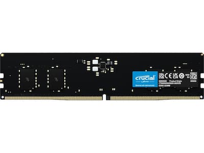 Crucial 32GB DDR5 5600 (PC5 44800) Memory (Desktop Memory) Black