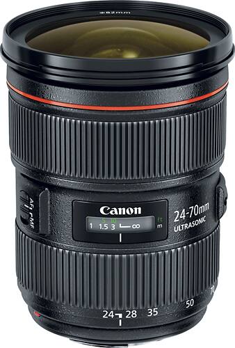 Canon EF24 70mm F2.8L II USM Standard Zoom Lens for EOS DSLR
