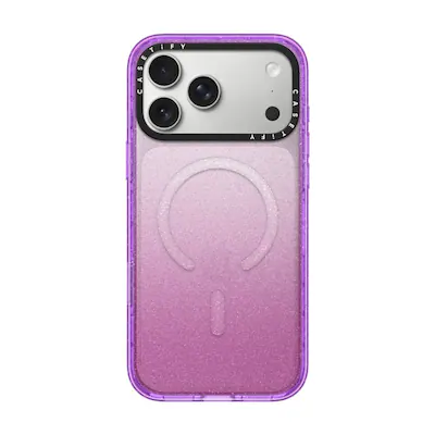 CASETiFY Apple iPhone 17 Pro Max Impact Case Purple Glitter CTF