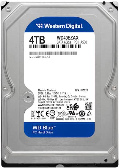 WD Blue 4TB PC Internal Hard Drive for Desktops WD40EZAX - Best Buy