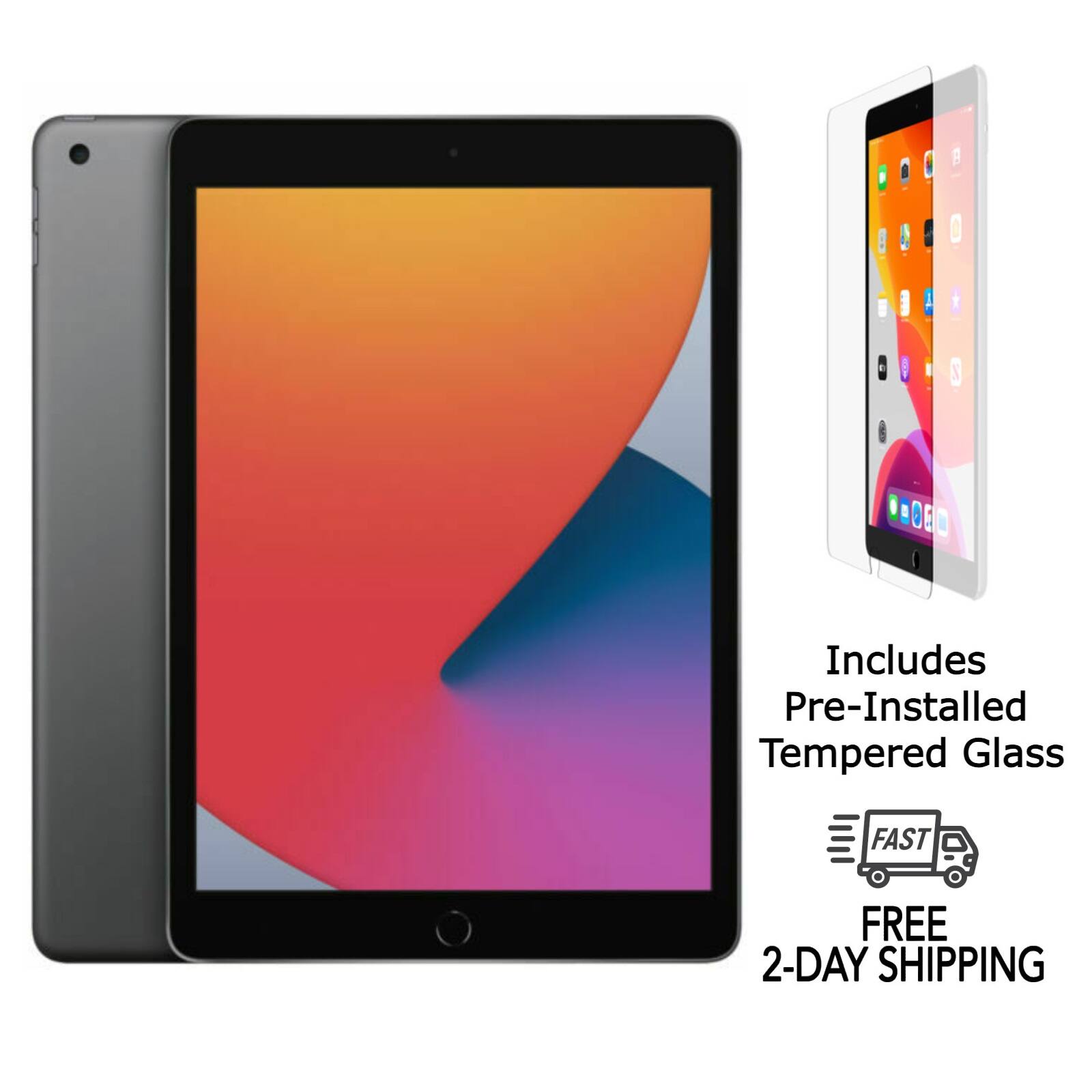 Apple Refurbished Excellent iPad 8th Gen A2270 (WiFi) 128GB w/ Pre