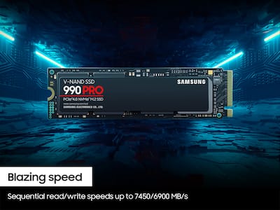 Samsung 990 PRO 1TB Internal SSD PCle Gen 4x4 NVMe MZ-V9P1T0B/AM