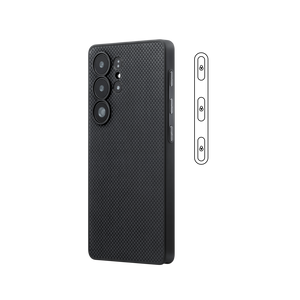 Samsung Galaxy S25 Ultra / S24 Ultra用 PinButtonケース | 超薄・耐