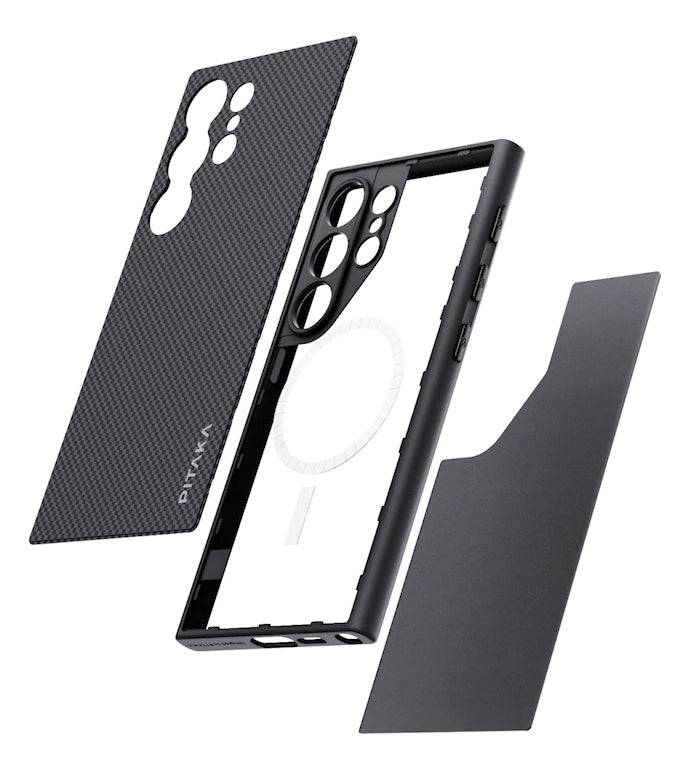 Samsung Galaxy S25 Ultra / S24 Ultra用 PinButtonケース | 超薄・耐