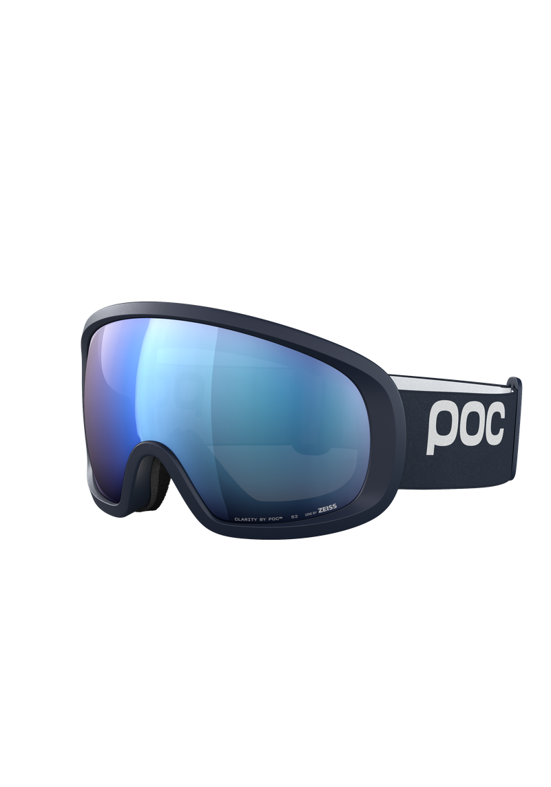 Fovea Mid Wide Fit Ski Goggles に Zink Orange | Ski Eyewear | POC (JP)