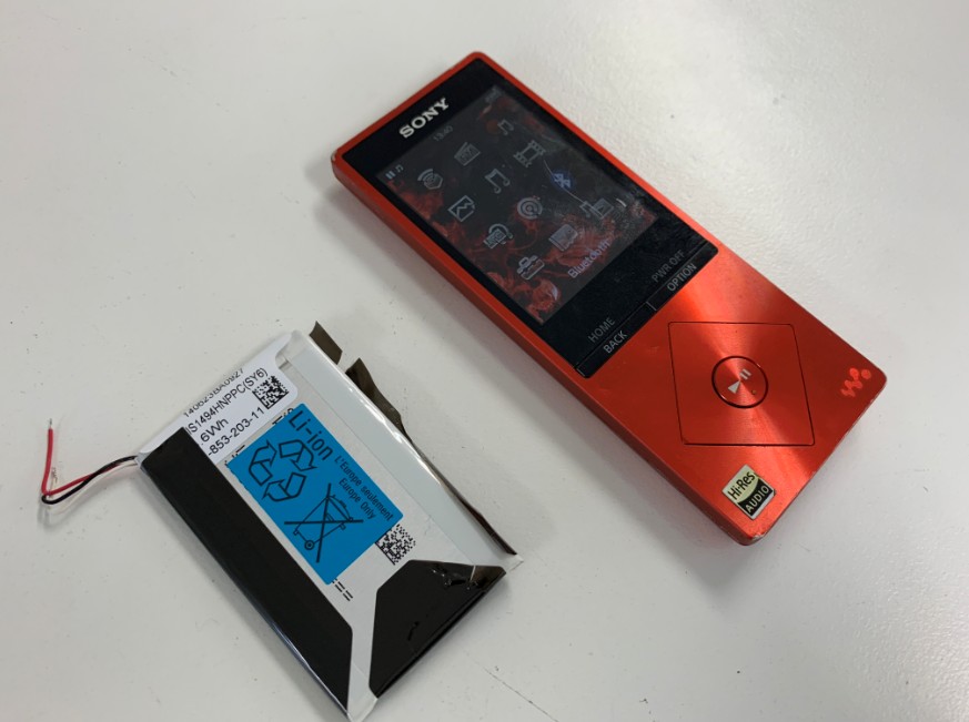 バッテリー良好】 ソニー ウォークマン NW-A45 16GB シナバーレッド