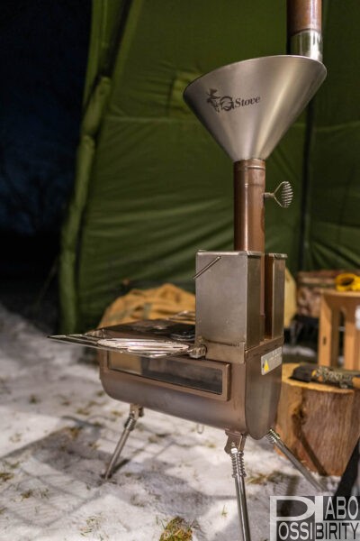 薪ストーブの火の粉対策】G-Stoveクッキングスペースがテントに穴を