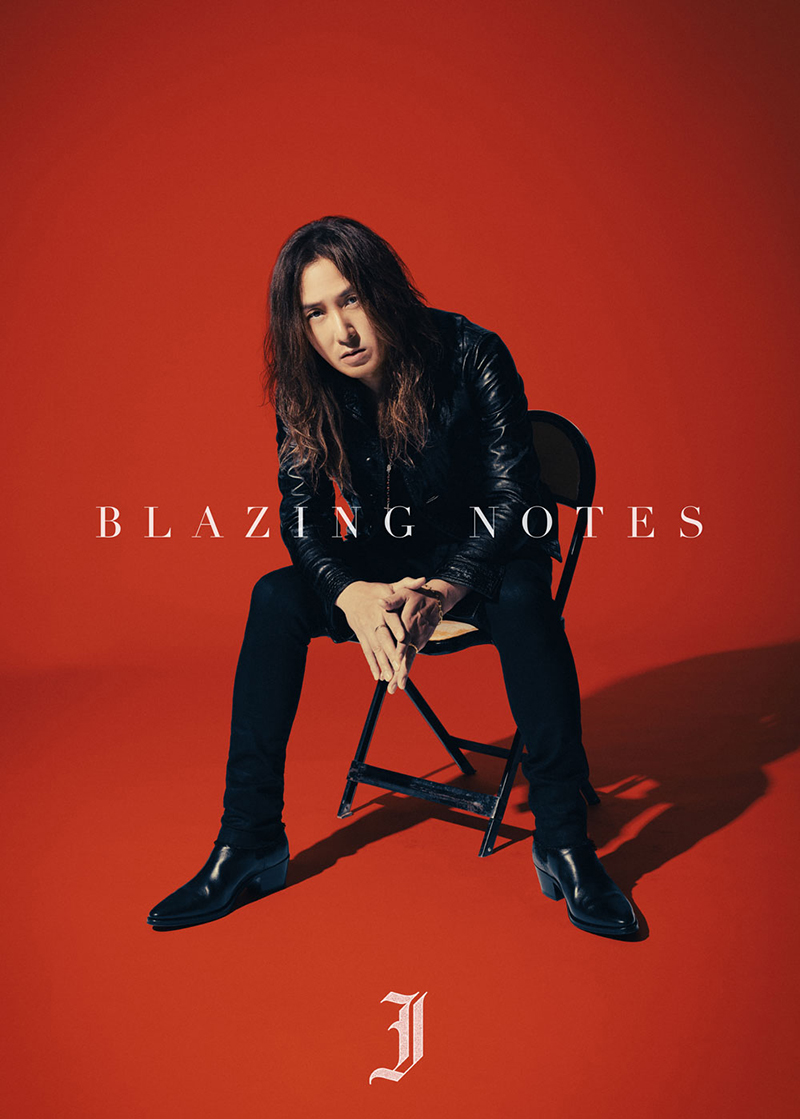 J】NEW ALBUM『BLAZING NOTES』のジャケット写真を公開！ 年末イベント