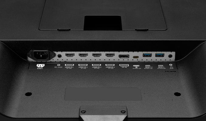 LG's new 42.5-inch monitor can display four inputs at once | The Verge