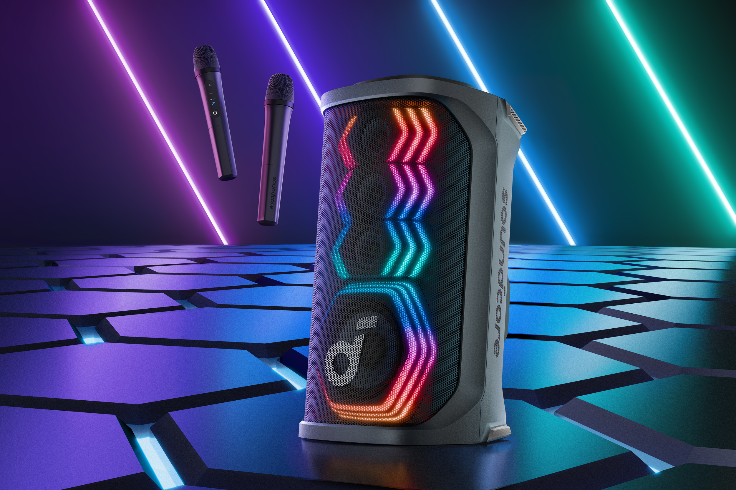 Soundcore's Rave 3S party speaker uses AI to remove vocals from