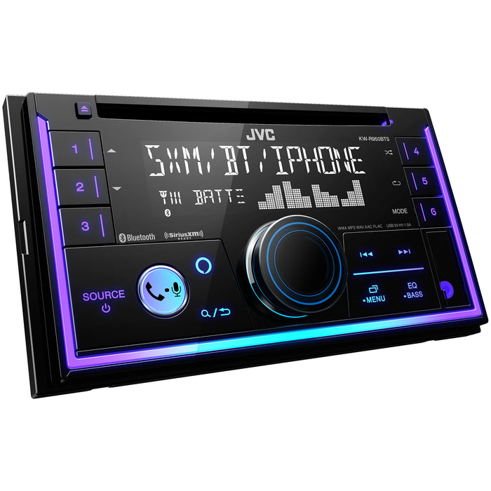 KW-R950BTS JVC Double-Din CD Player Head Unit AM/FM, Bluetooth