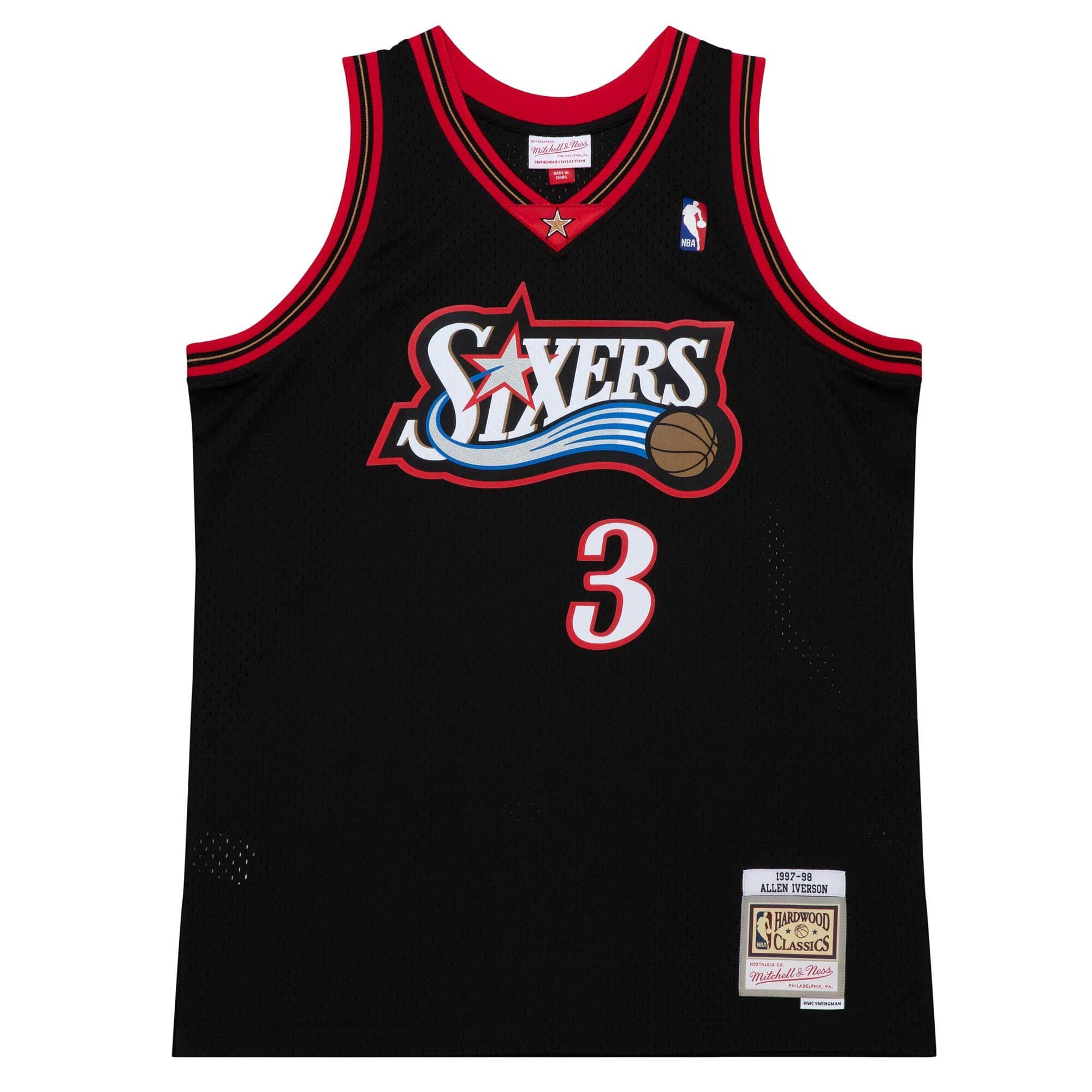 Philadelphia 76ers Allen Iverson Mitchell & Ness 1997-98 Swingman