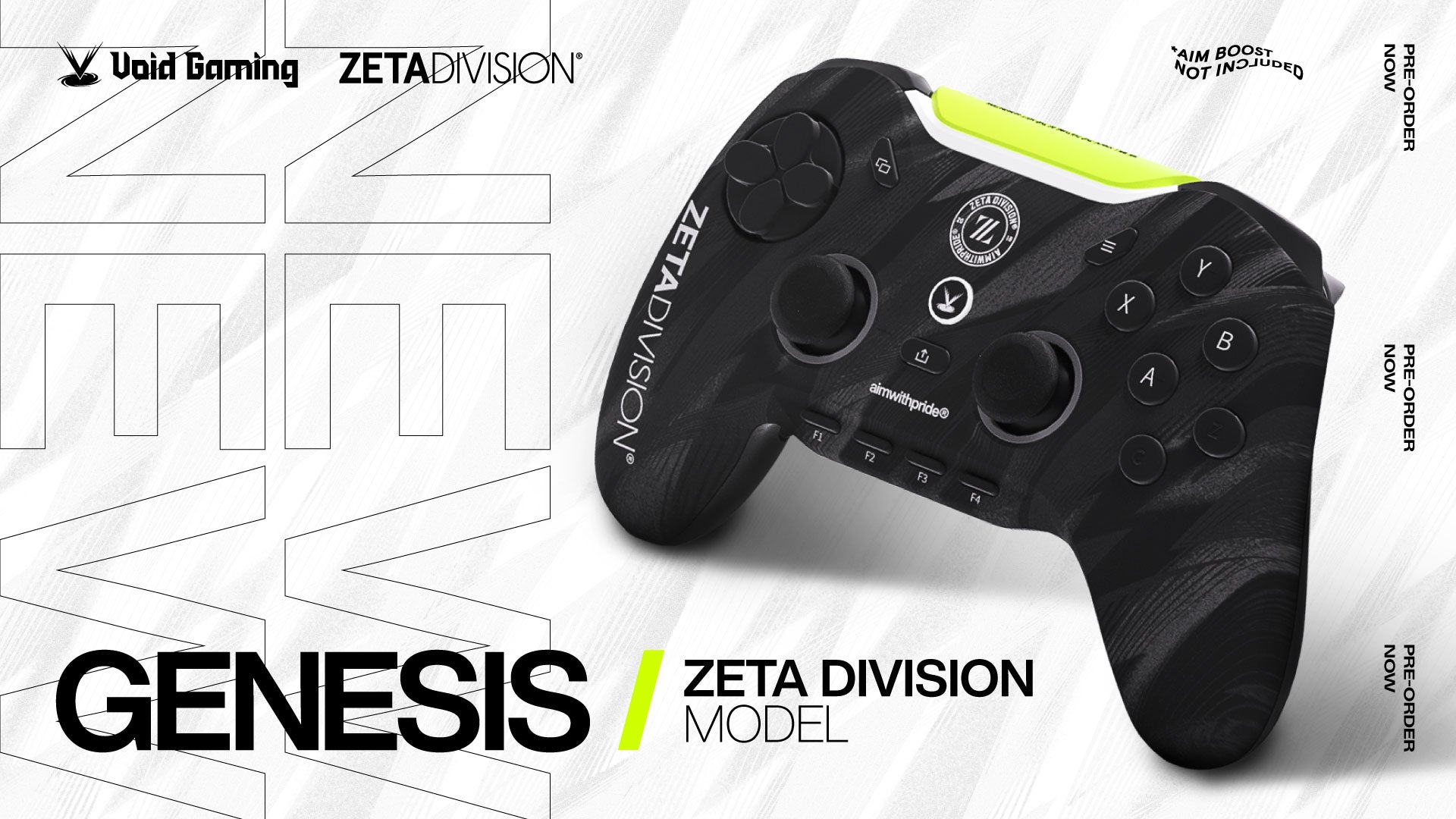 ZETA DIVISION × Void Gaming コラボコントローラーの予約開始、及び