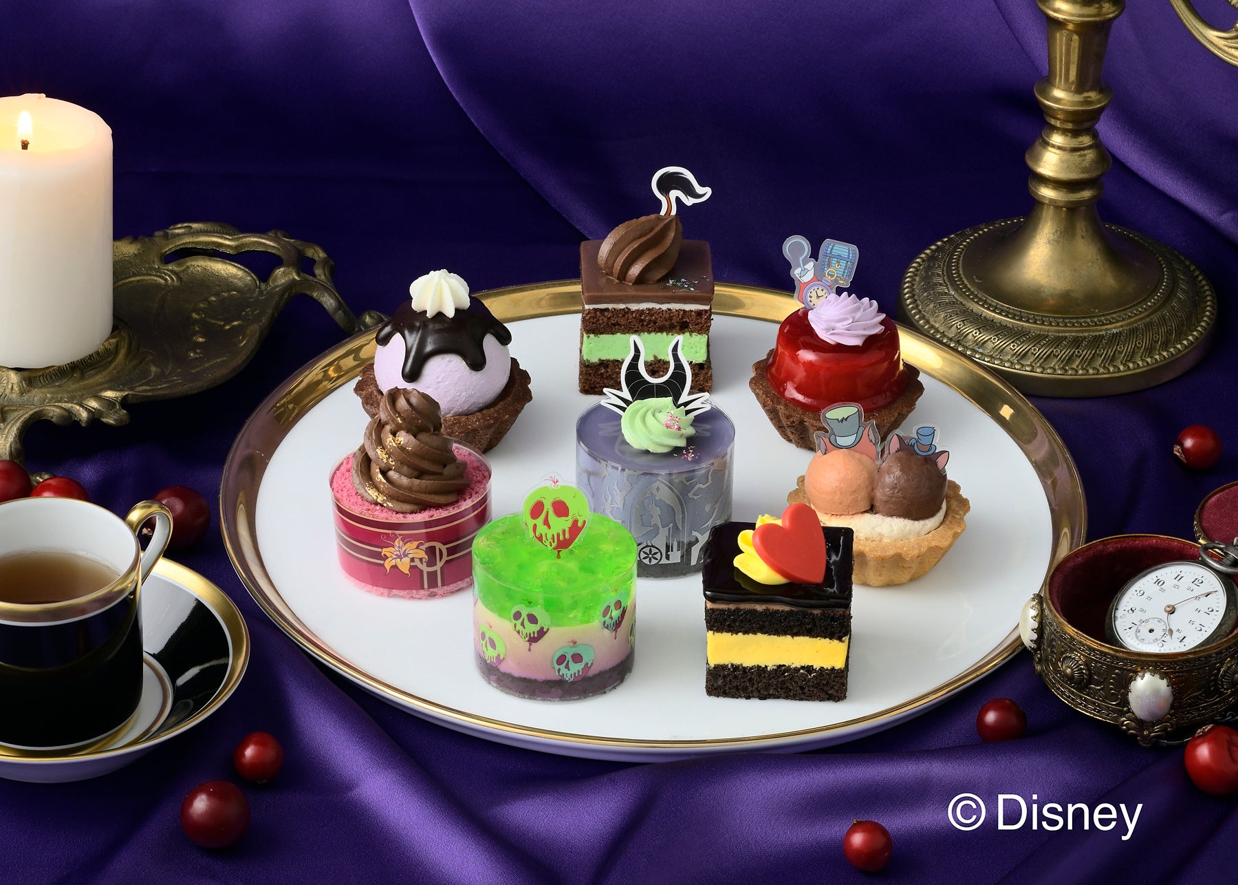 銀座コージーコーナー】ディズニーヴィランズが大集合したプチケーキ