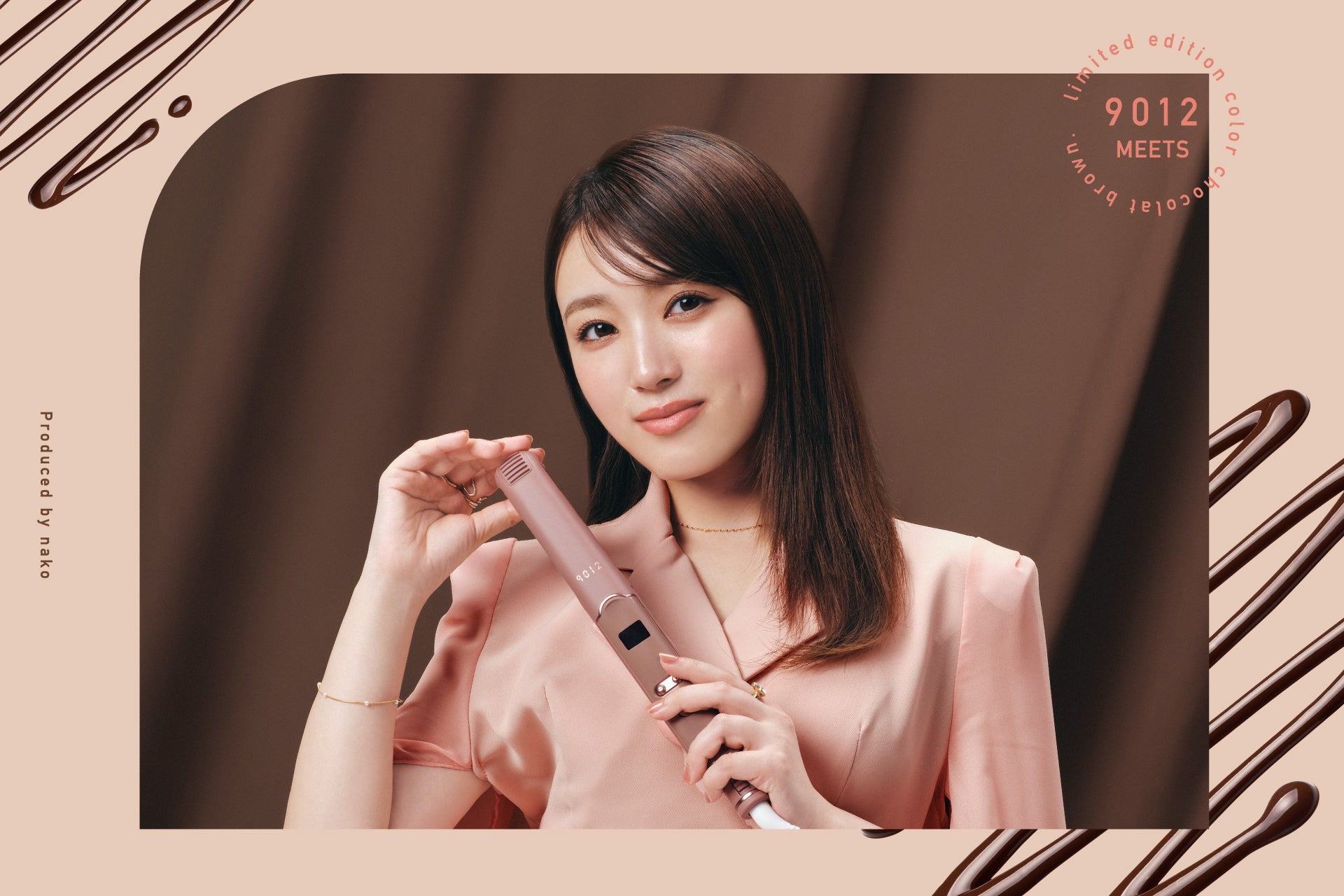 クレイツと矢吹奈子とのコラボアイロン「9012 イオンストレート