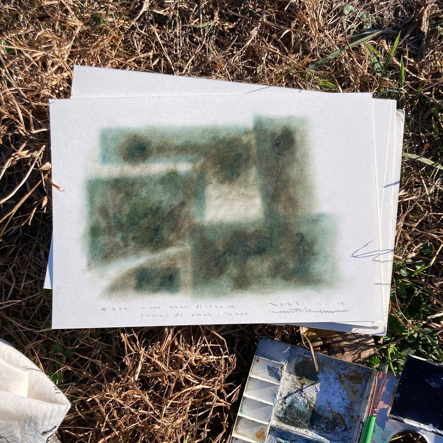 NADiff a/p/a/r/t 】植物と人との境界を探るように抽象絵画を描く画家