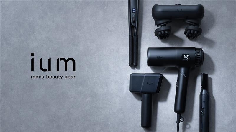 プロの手技を再現し、男性の硬い頭皮に強力アプローチ！「ium EMS