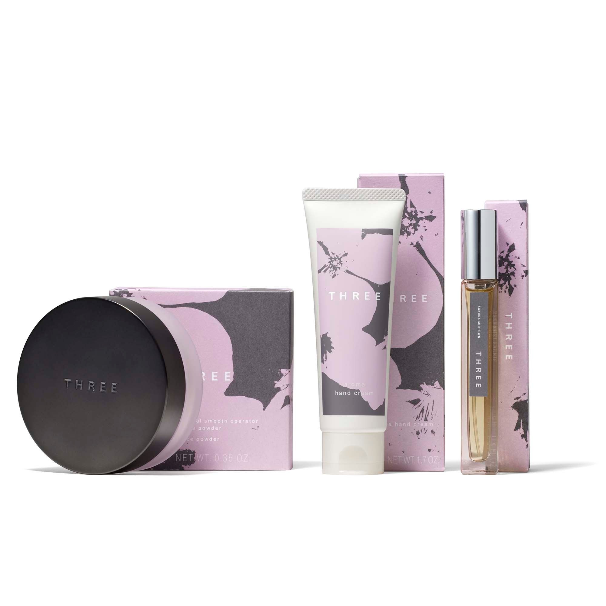 THREE、阪急うめだ本店にて、春の訪れを祝う限定コレクションおよび新