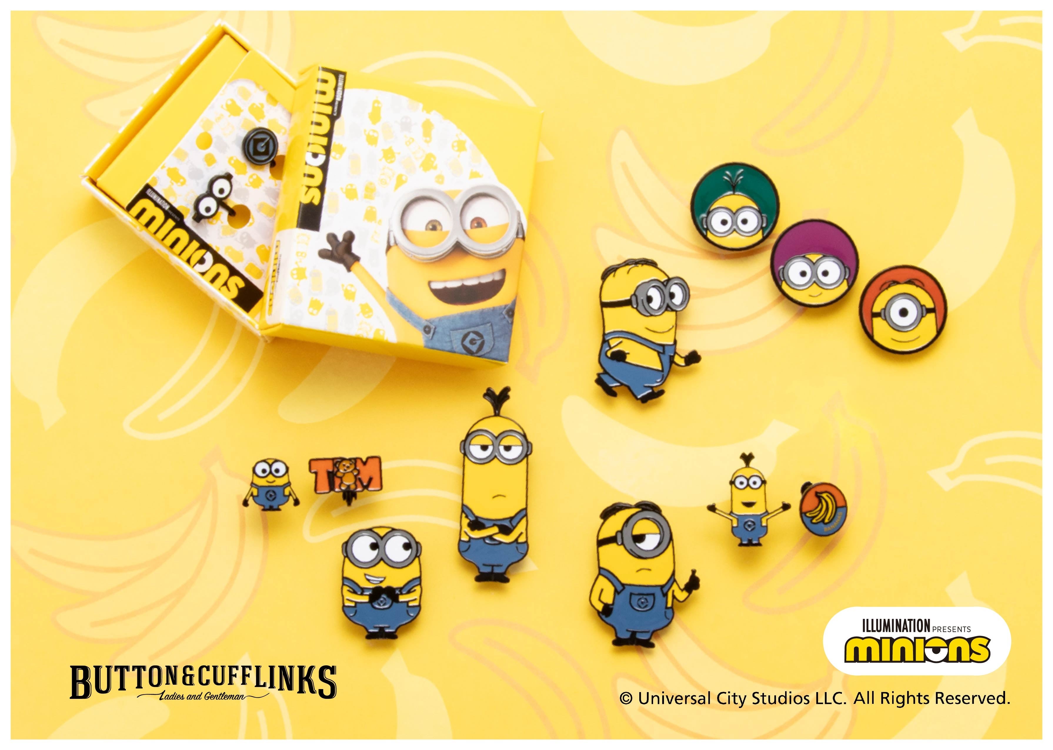 BUTTON&CUFFLINKSからミニオンズコレクション発売 | 株式会社