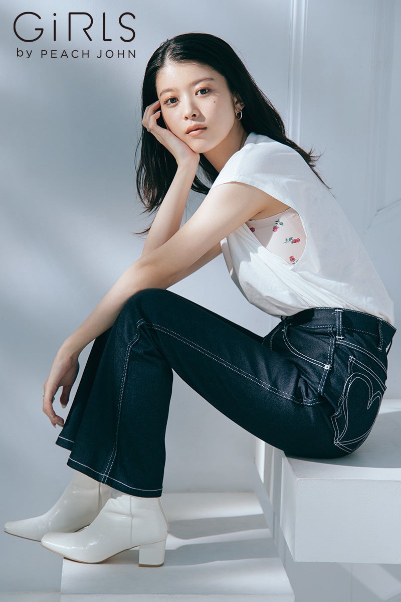 数量限定・非売品＞GiRLS by PEACH JOHNが、ブランドミューズ馬場ふみ