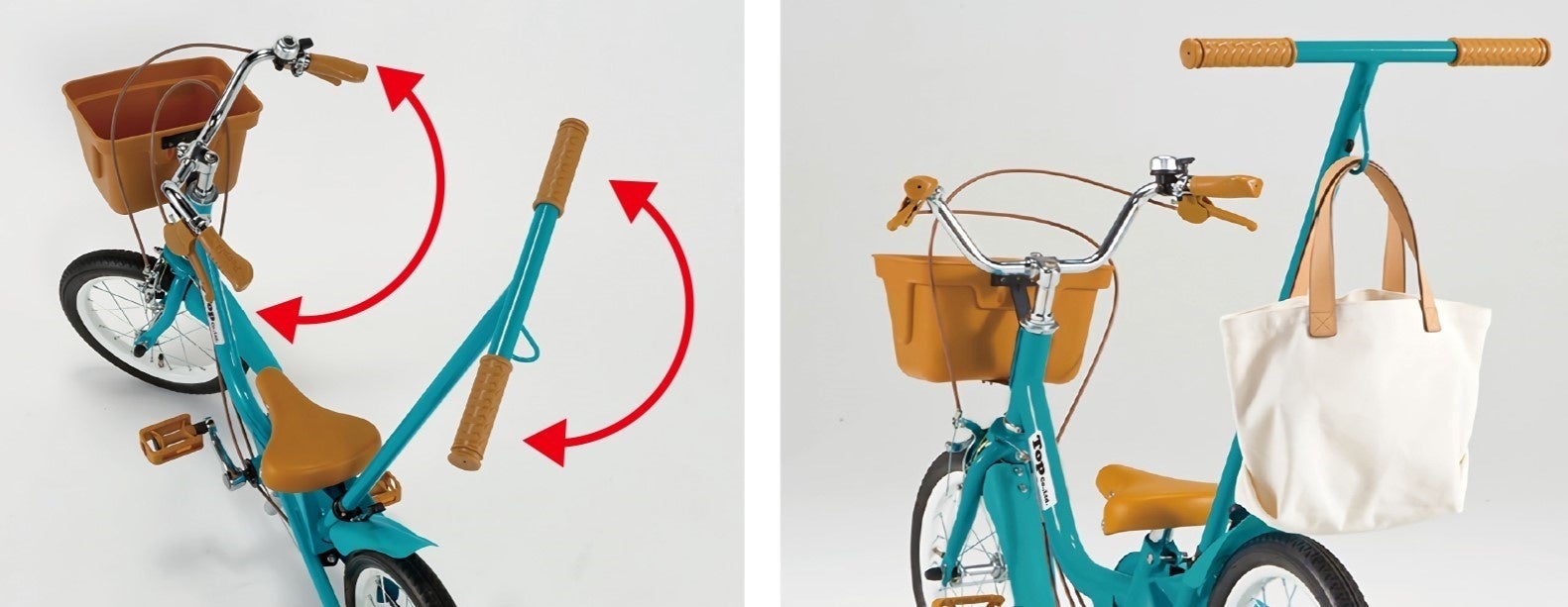 2・3歳から入学頃まで、最長5年長く乗れる！補助輪から安心して