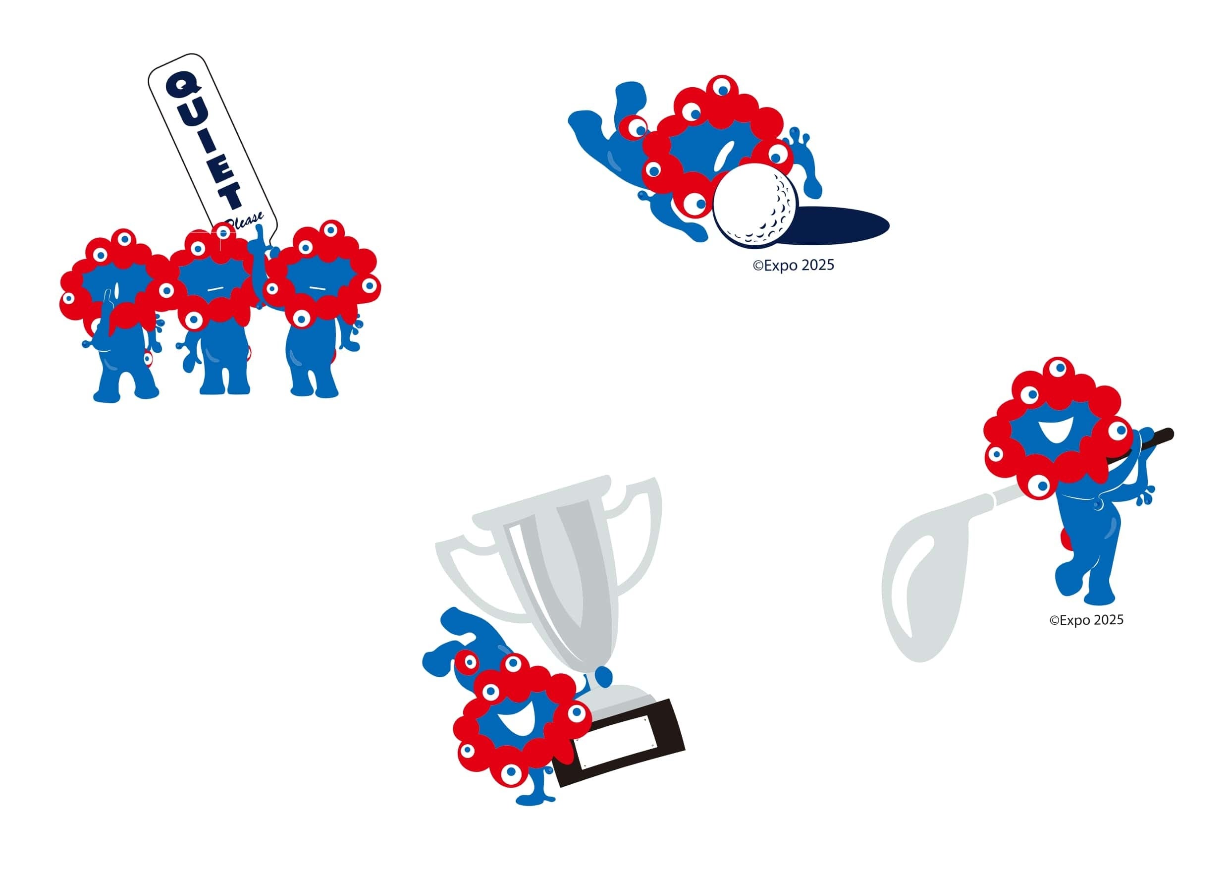 大阪・関西万博公式ライセンス商品 第3弾ミャクミャクゴルフグッズ発売