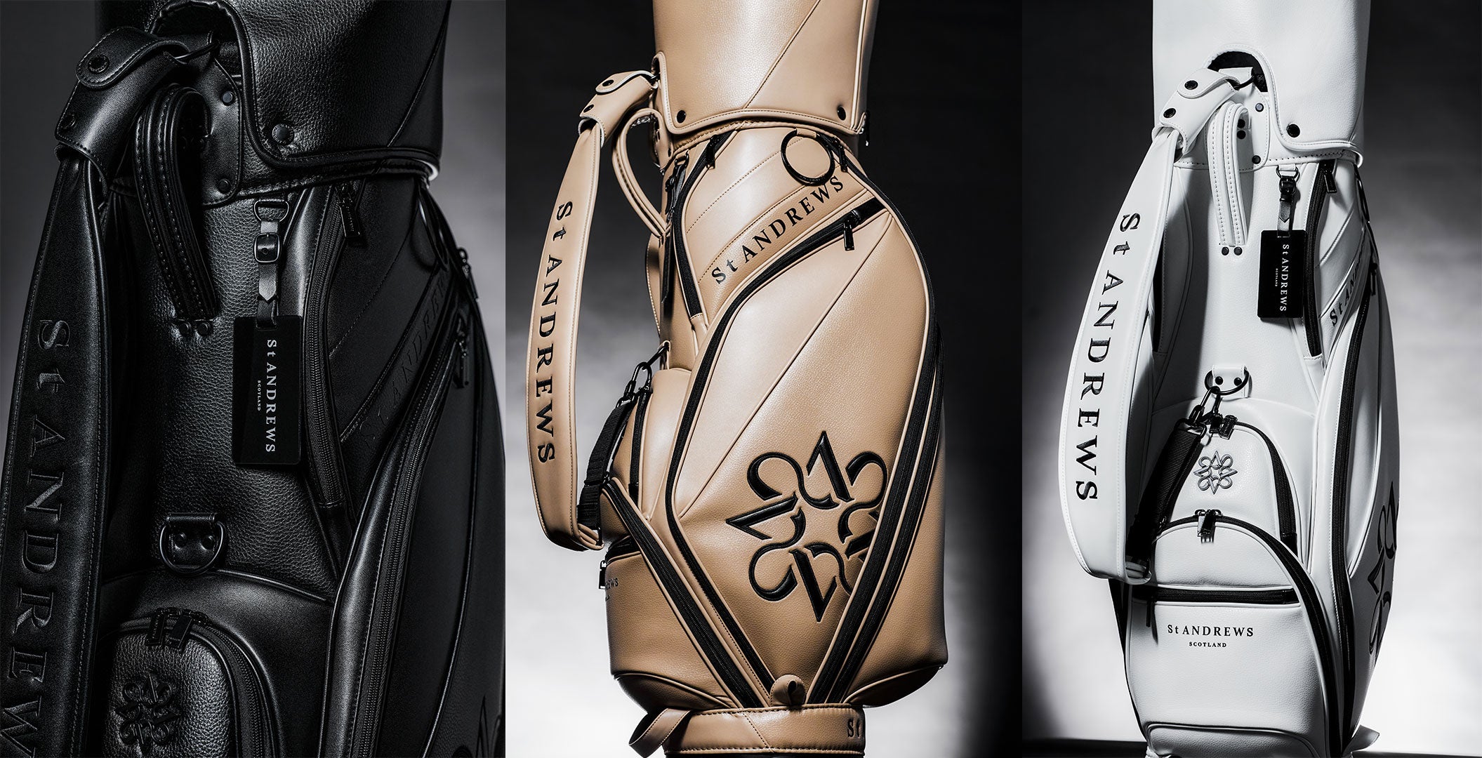 St ANDREWSがクラシックな佇まいに機能性を充実させた、キャディバッグ