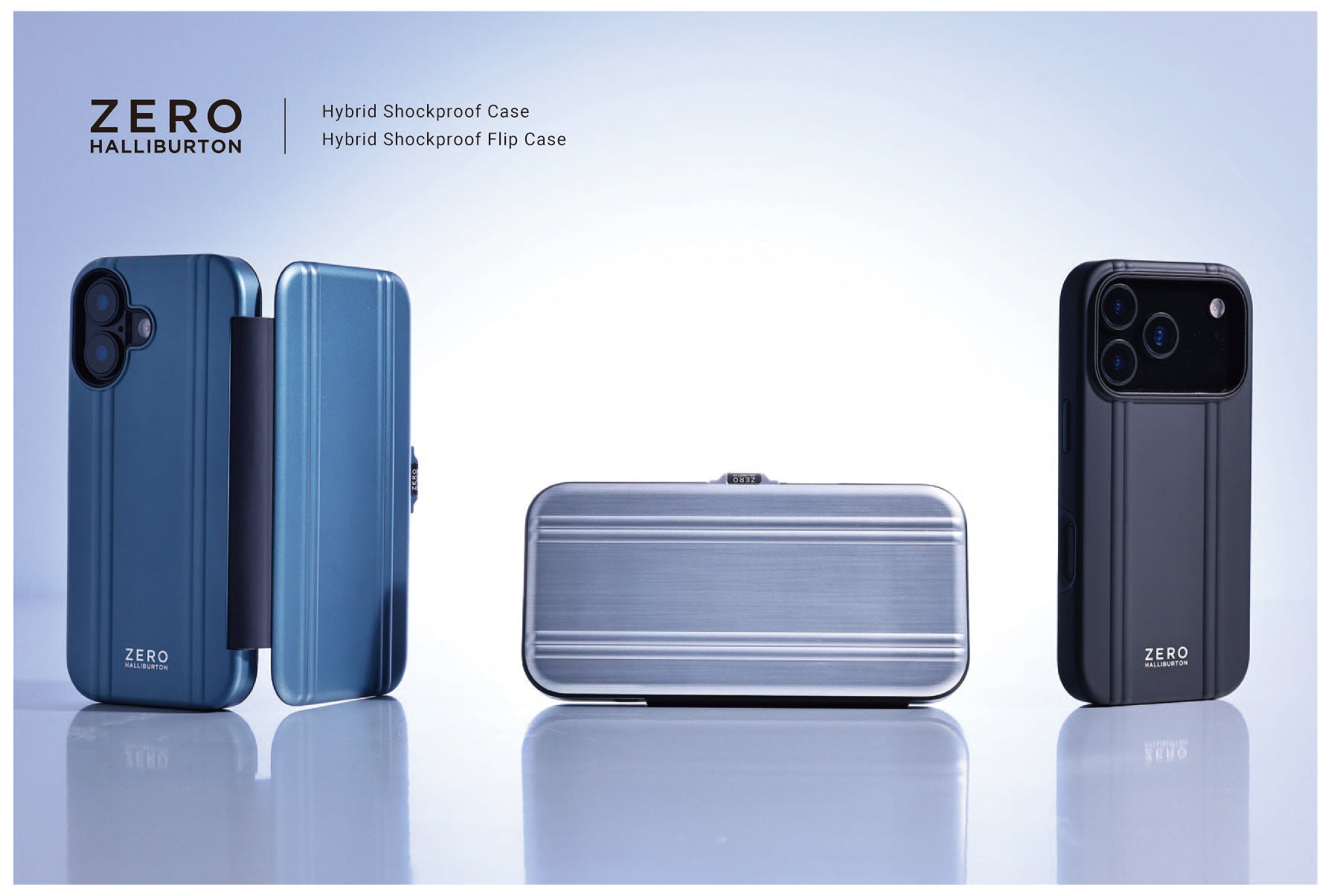 ZERO HALLIBURTON】Apple最新機種iPhone17シリーズ対応の手帳型ケース