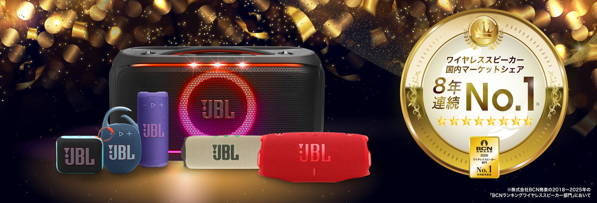BCN AWARD」、今年も第1位を受賞！ワイヤレススピーカー国内マーケット