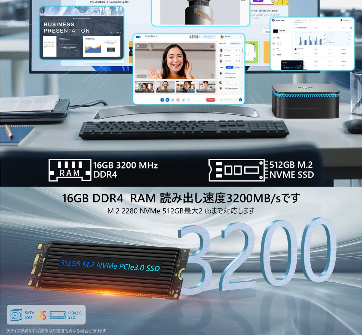 小さくても高性能！「NiPoGi」パワフルなミニPC「AK1 PLUS」11月から