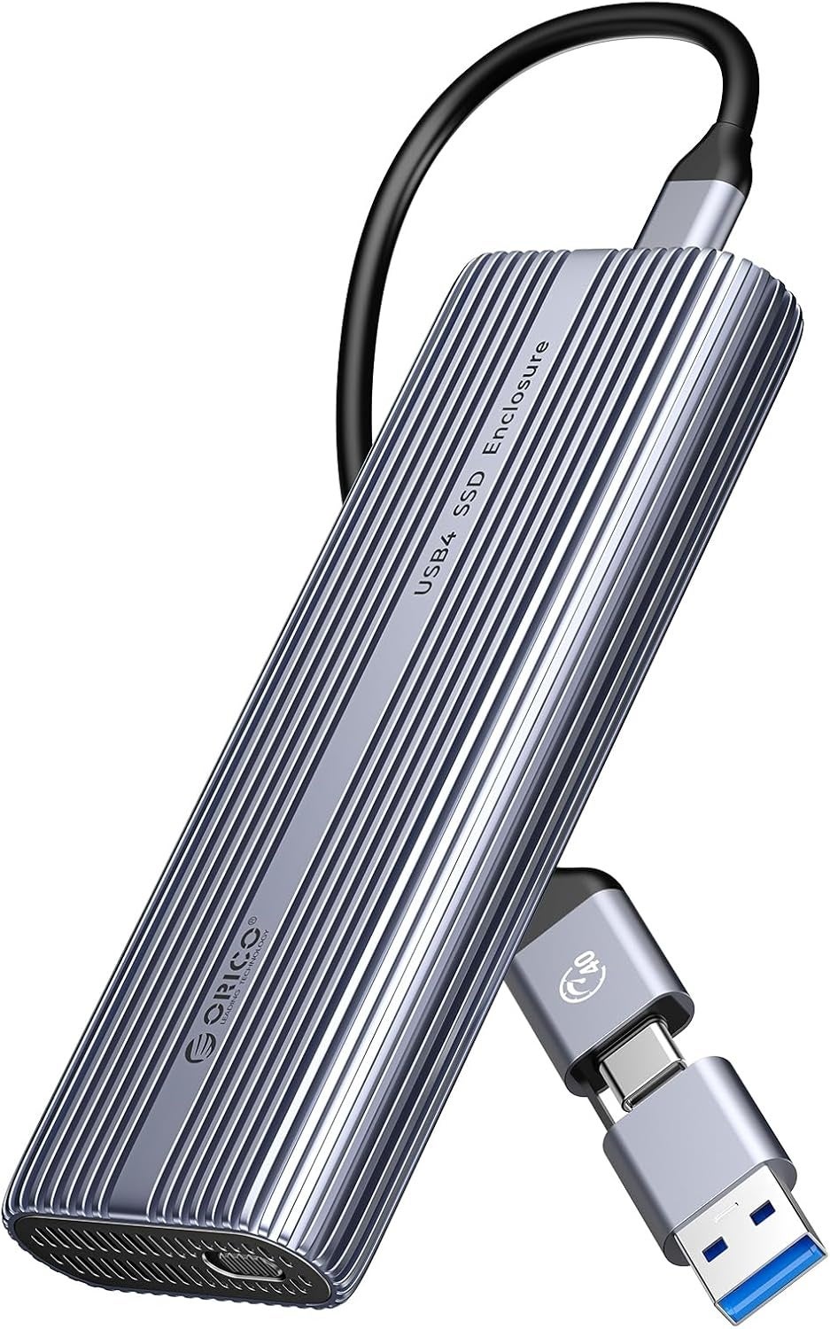 ORICO USB4対応 40Gbps 超高速 M.2 SSD 外付けケース【ACOM2U4