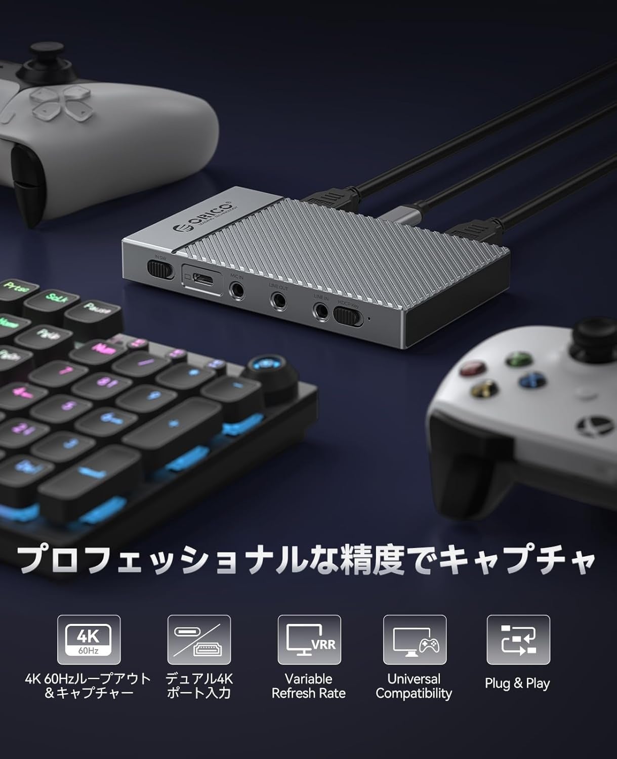 期間限定41％OFF】世界最速クラス「ORICO X50 80Gbps M.2 NVMe SSD 外