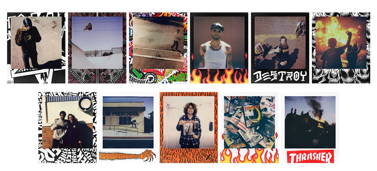 Polaroid x Thrasher 数量限定コレクションを発表 : スケートボードの