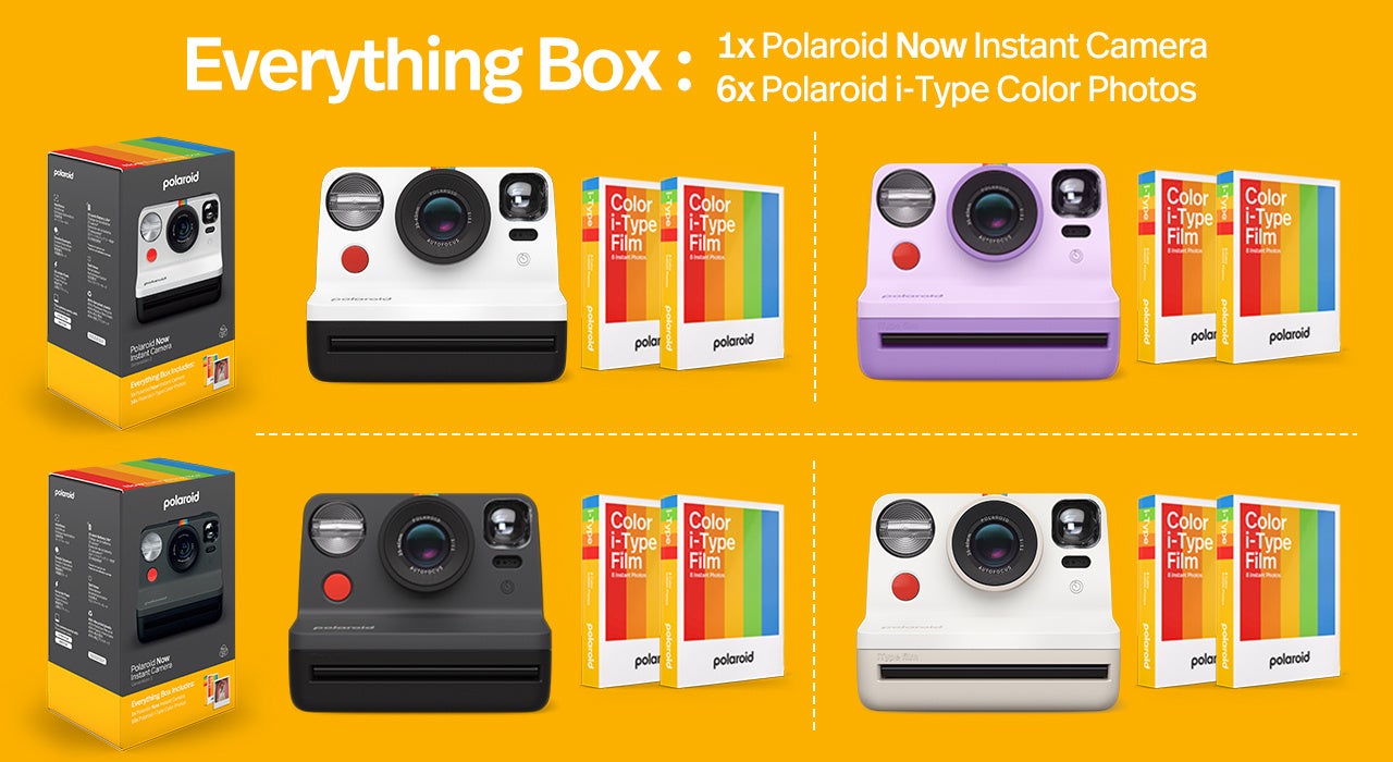 Polaroid Now Generation 2（第2世代）新カラー追加！オートフォーカス