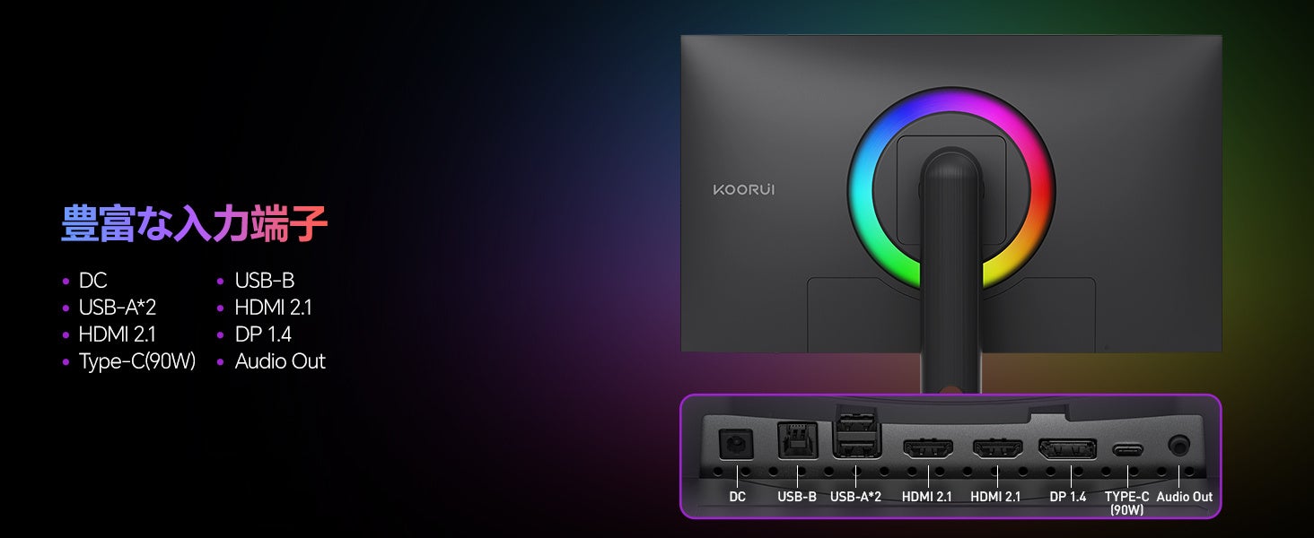 これが“映像革命”！Mini LED × Dual Mode(デュアルモード)のKOORUI