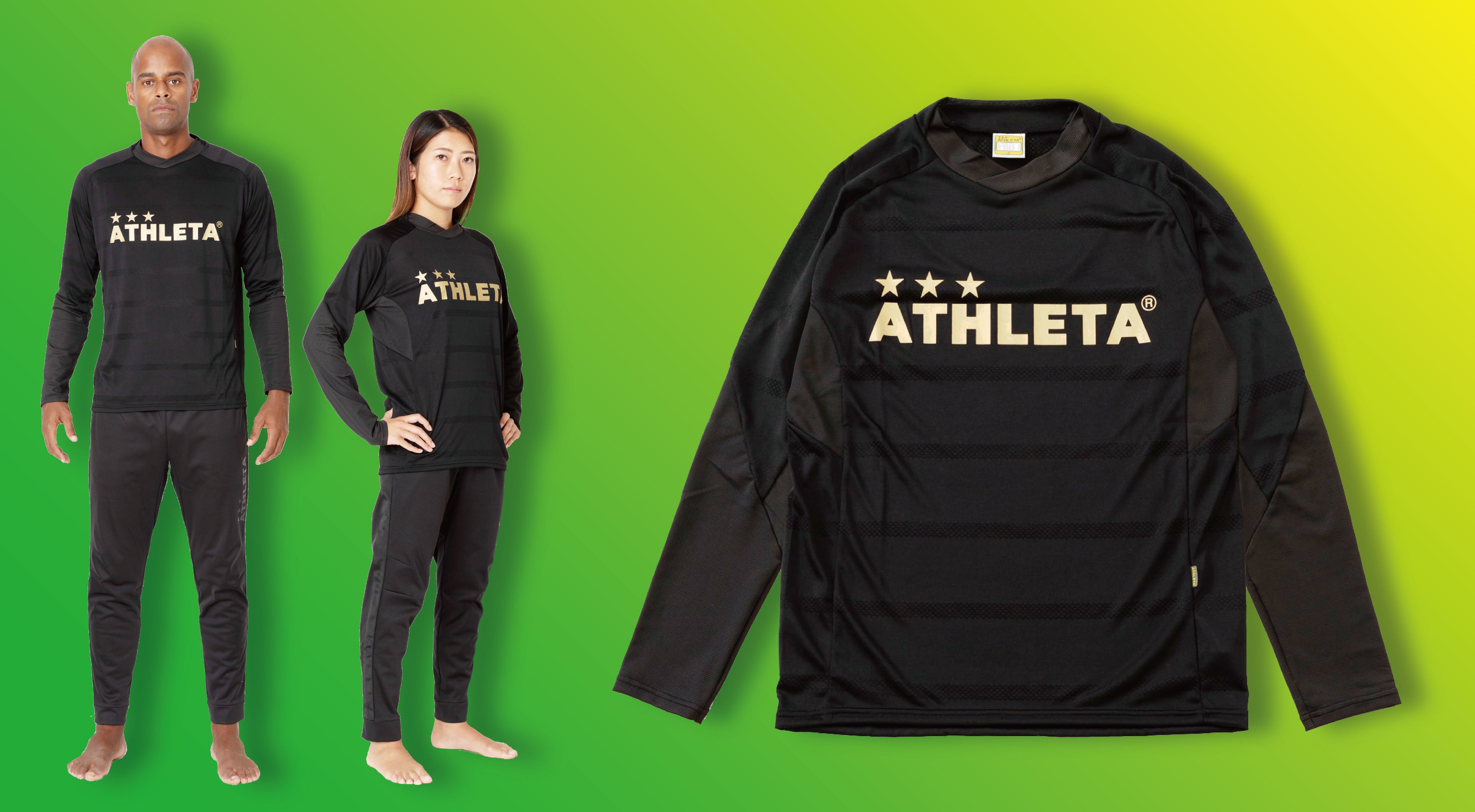 スポーツオーソリティ限定ATHLETA コレクション”FCA TEAM Coleção”春夏