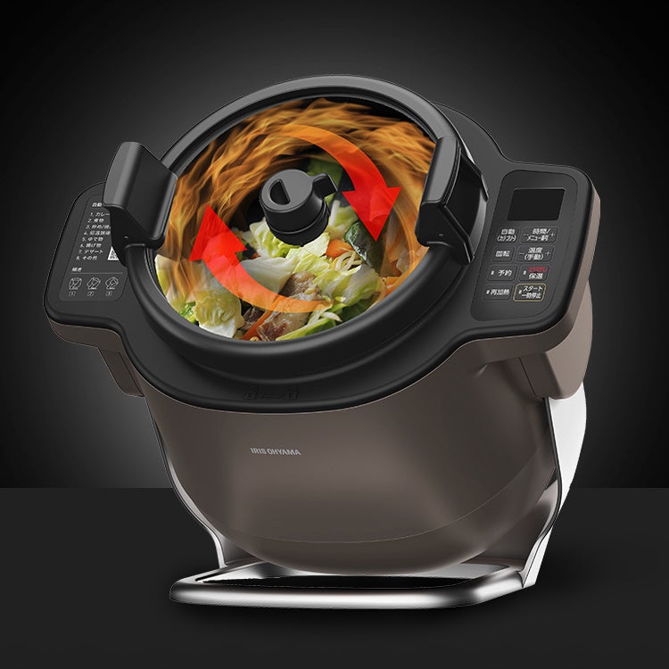 炒め物や油を使った揚げ物も、おまかせ本格調理 「自動かくはん式調理