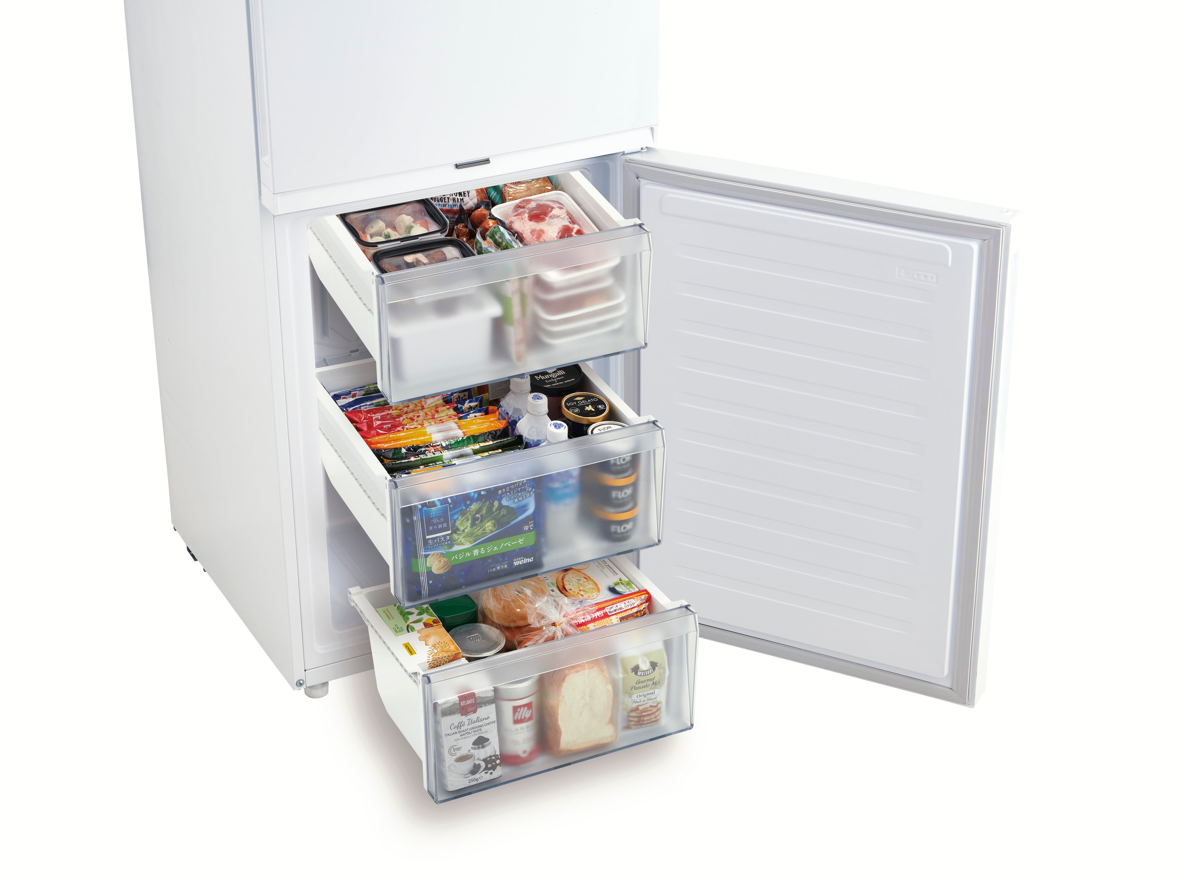 ハイアール、スリムボディにジャイアントフリーザーを搭載した355Lと