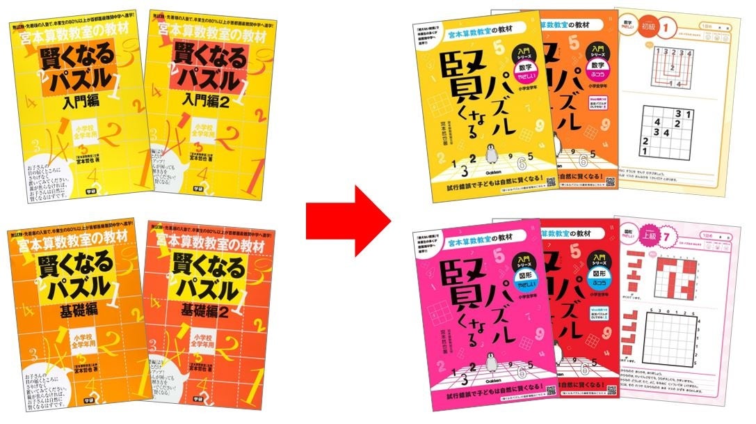 シリーズ累計300万部を突破した、あの宮本算数教室の教材『賢くなる