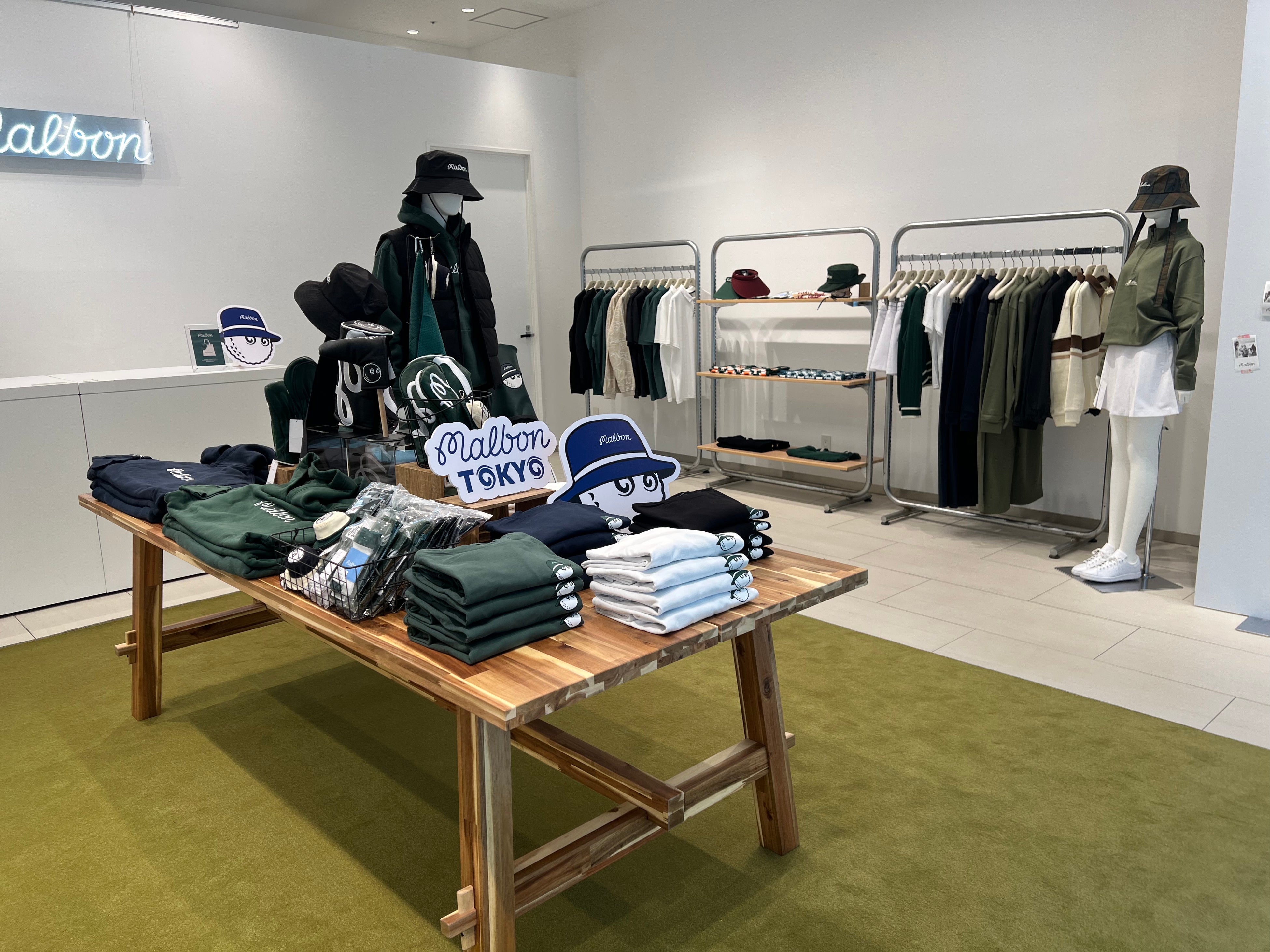MALBON GOLF、東京初となるPOP-UPショップを MIYASHITA PARK に