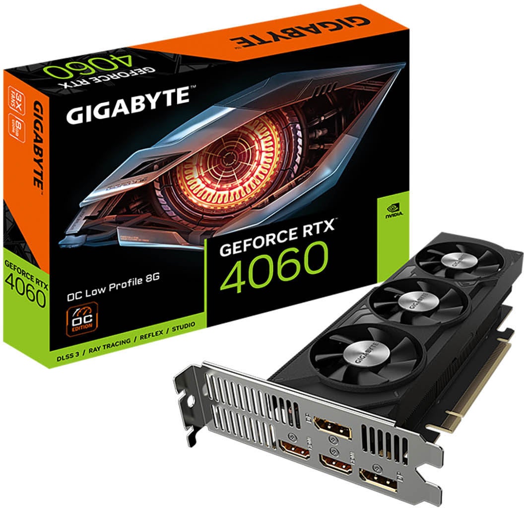 GeForce RTX 4060搭載 ロープロファイル＆横幅182mm グラフィック