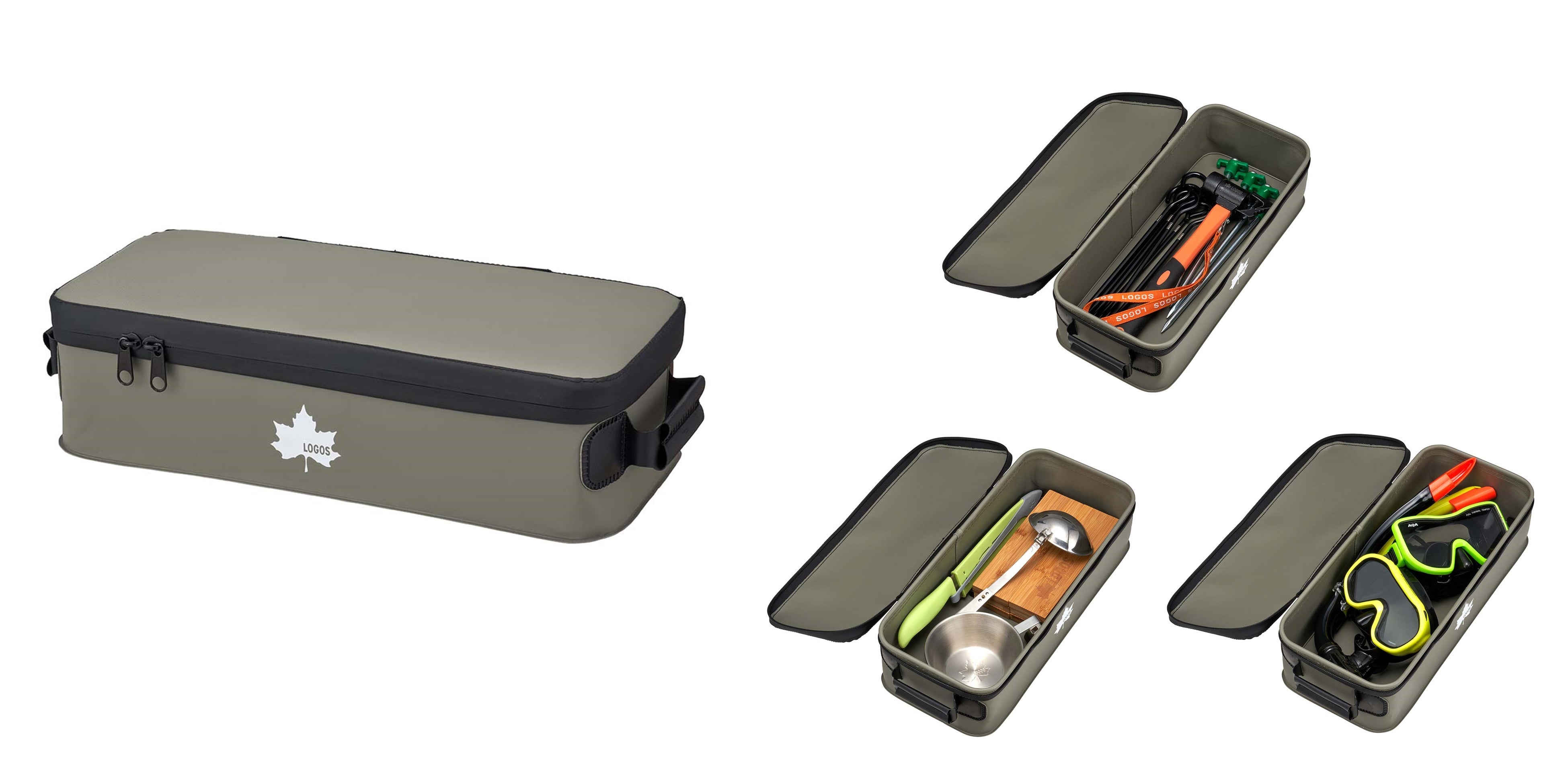 急な雨や水辺、濡れた地面でも安心！ペグなどの小物類の保管＆運搬に