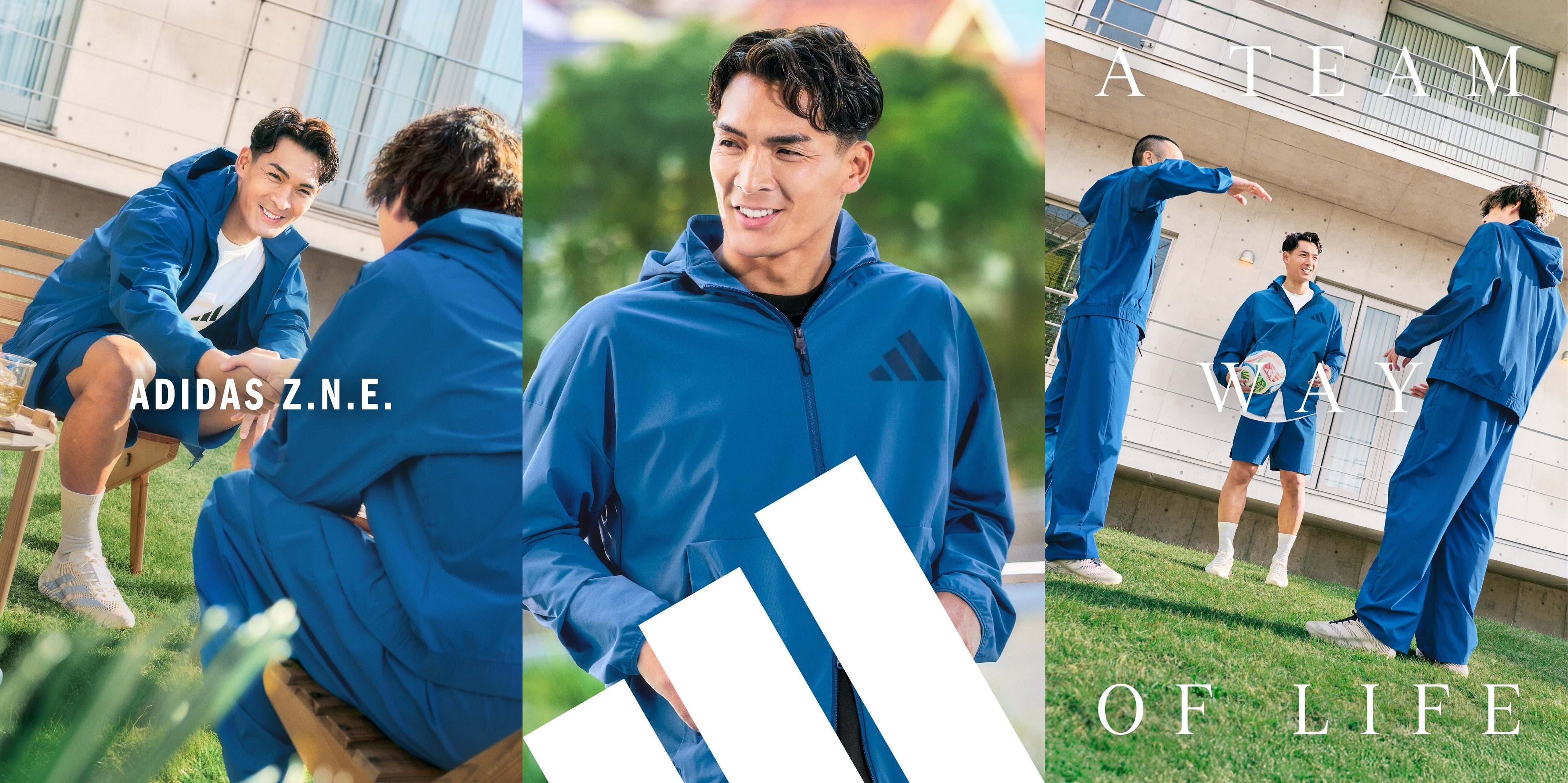 アディダス Z.N.E.」SS26 春夏を快適に過ごせる新機能素材を使用した
