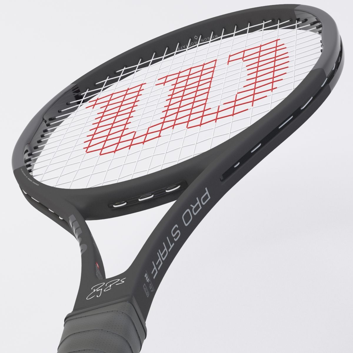 Tennis Racket Wilson Prostaff 97 RF (V11) 3D Model $79 - .fbx .obj